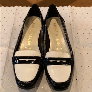 Black Patent Leather Anne Klein Flats
